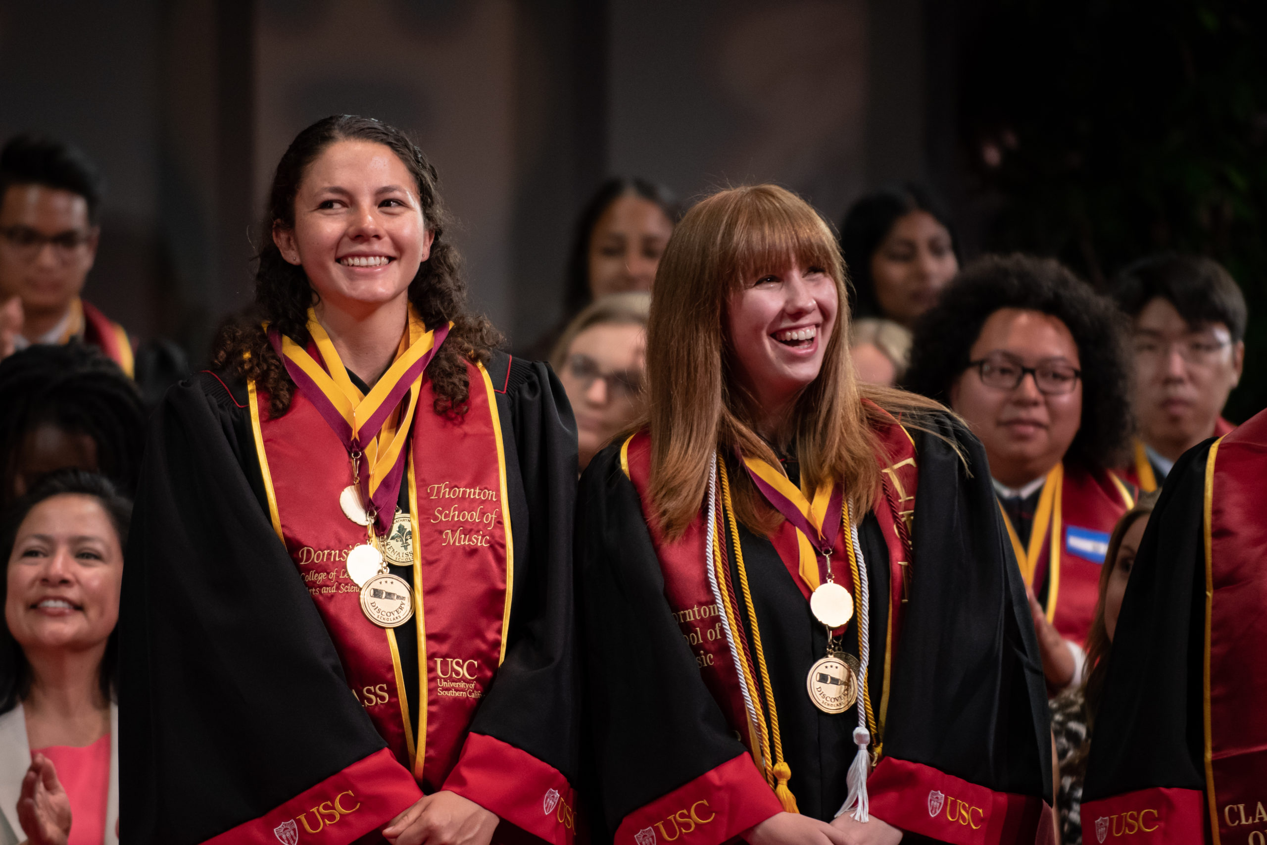 at 2018 USC Student Recognition Ceremony.